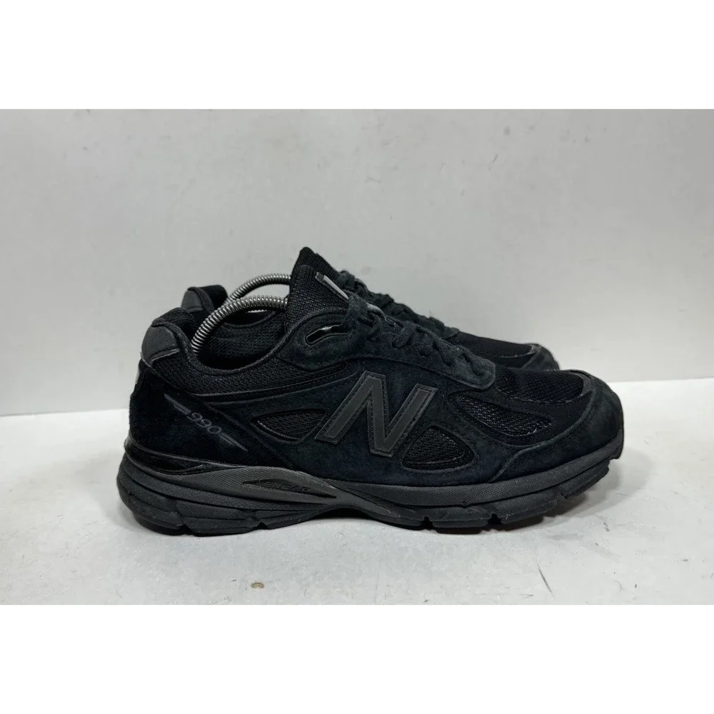 New Balance Shoes Mens Size 9.5 EE Black 990V4 Made In USA M990BB4 Running 2E